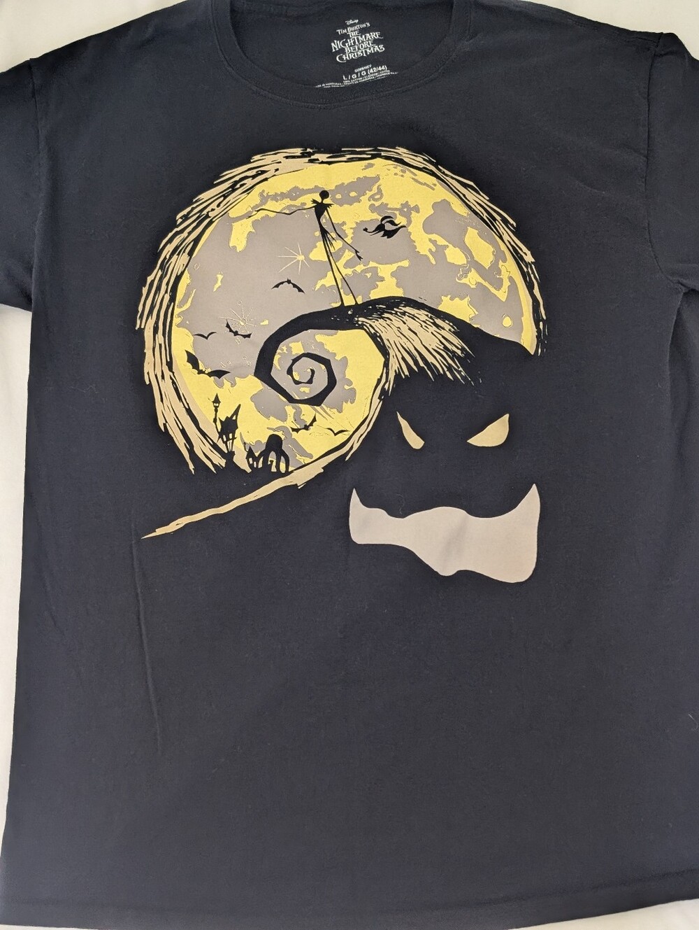Disney Tim Burtons'  The Nightmare Before Christmas Boogie Moon  Adult Large